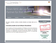 Tablet Screenshot of clsmedia.de